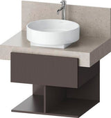 DURAVIT Balcoon Konsolenwaschtischunterbau 600 mm mit 2 offenen Fächern und Schubkasten