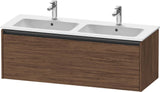 Duravit Waschtischunterbau Ketho.2 wandhängend 1280 mm betongrau matt mit 1 Auszug