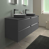 DURAVIT Sivida Aufsatzwaschtisch 400 mm rund DuroCast Plus ohne Überlauf