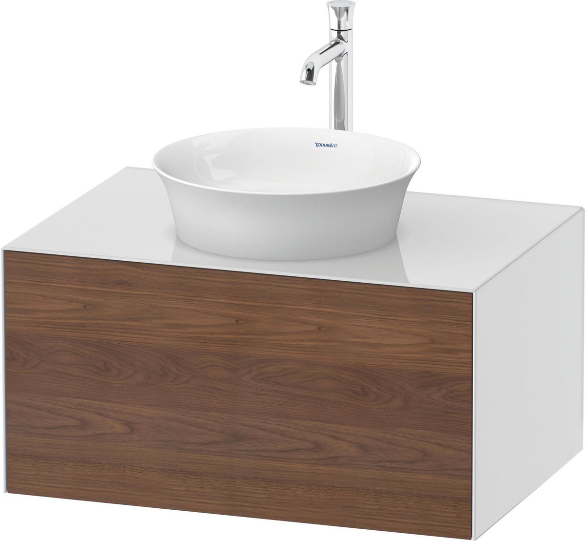 DURAVIT White Tulip Waschtischunterbau 800 mm, 1 Auszug, LED-Beleuchtung, anthrazit