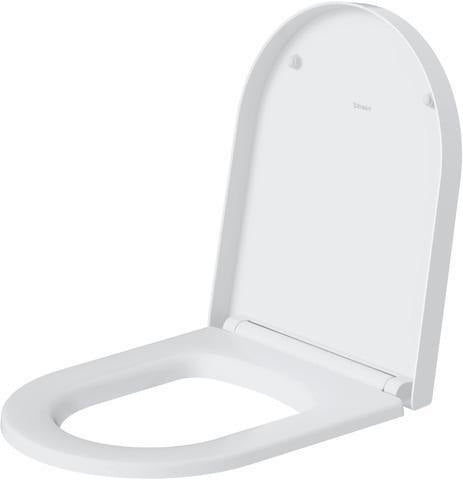 DURAVIT ME by Starck WC-Sitz ohne Absenkautomatik Weiß Duroplast Edelstahl-Scharniere