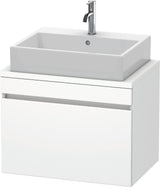 DURAVIT DuraStyle Konsolenunterschrank 700 mm betongrau matt mit Soft-Close-Auszug