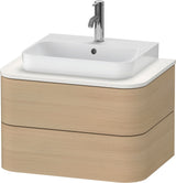 DURAVIT Happy D.2 Konsolenwaschtischunterbau wandhängend 650 mm, 2 Schubkästen, weiß Hochglanz