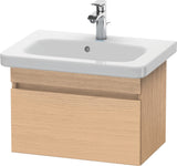 DURAVIT DuraStyle Waschtischunterbau wandhängend 580 mm betongrau matt mit Soft-Close-Auszug
