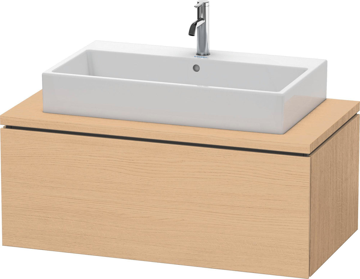 DURAVIT L-Cube Konsolenunterschrank 1020 mm betongrau matt mit 1 Auszug und Tip-on-Technik