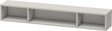 DURAVIT L-Cube Regalelement 800 mm, 3 Fächer, betongrau matt, wandhängend