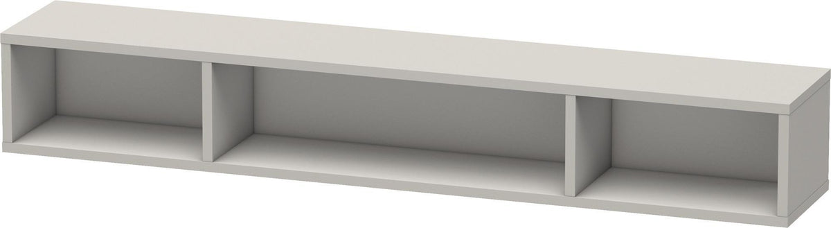 DURAVIT L-Cube Regalelement 800 mm, 3 Fächer, betongrau matt, wandhängend