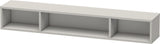 DURAVIT L-Cube Regalelement 800 mm, 3 Fächer, betongrau matt, wandhängend