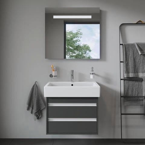 DURAVIT Waschtisch Vero 700 mm mit Überlauf und 1 Hahnloch in Weiß