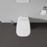 DURAVIT D-Code WC-Sitz ohne Absenkautomatik, Edelstahl-Scharniere, weiß