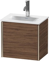 DURAVIT XViu Waschtischunterbau wandhängend 1 Tür 397x430x310 mm Nussbaum dunkel