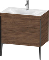 DURAVIT XViu c-bonded Waschtischset 800 mm mit 2 Auszügen, bodenstehend, Soft-Close