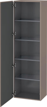 Duravit L-Cube Hochschrank 500 mm, 1 Tür links, Leinen, wandhängend, Soft-Close