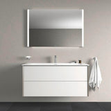 DURAVIT Viu Möbelwaschtisch 1230 mm, Weiß, mit Überlauf & WonderGliss – für Wandmontage