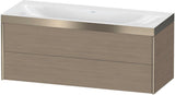 DURAVIT XViu c-bonded Waschtischunterbauset 1200 mm wandhängend mit 2 Schubkästen