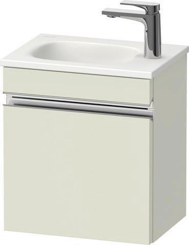 DURAVIT Sivida Waschtischunterbau 400x440x295mm, 1 Tür rechts, Chrom/Graphit Matt