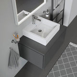 Duravit Waschtisch Vero 500 mm mit Überlauf, Hahnlochbank und WonderGliss in Weiß