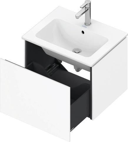 Duravit L-Cube Waschtischunterbau 620 mm taupe supermatt mit Tip-On-Technik