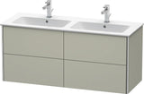 Duravit XSquare Waschtischunterbau 1280 mm, wandhängend, mit Schubkasten und Siphonausschnitt