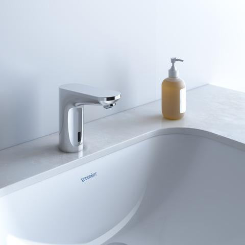 DURAVIT Sensor 1 Waschtischmischer elektronisch, Netzanschluss, Chrom, 122 mm Ausladung