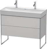 Duravit XSquare Waschtischunterbau 984x731x460 mm mit Fußgestell, s-matt und Ahorn
