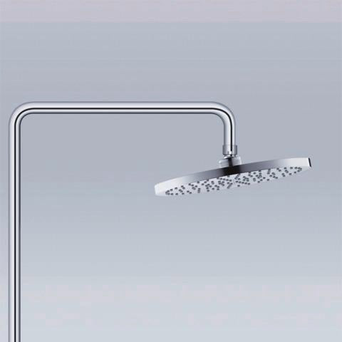 DURAVIT Wave Duschsystem mit Keramikmischsystem, Chrom – Hand- & Kopfbrause