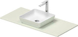 DURAVIT Sivida Waschtischset 1080x500 mm Aufsatzbecken mit Konsole, medizinische Ausführung