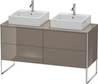 flannel grey hochglanz / Mitteldichte Faserplatte (MDF) / grau