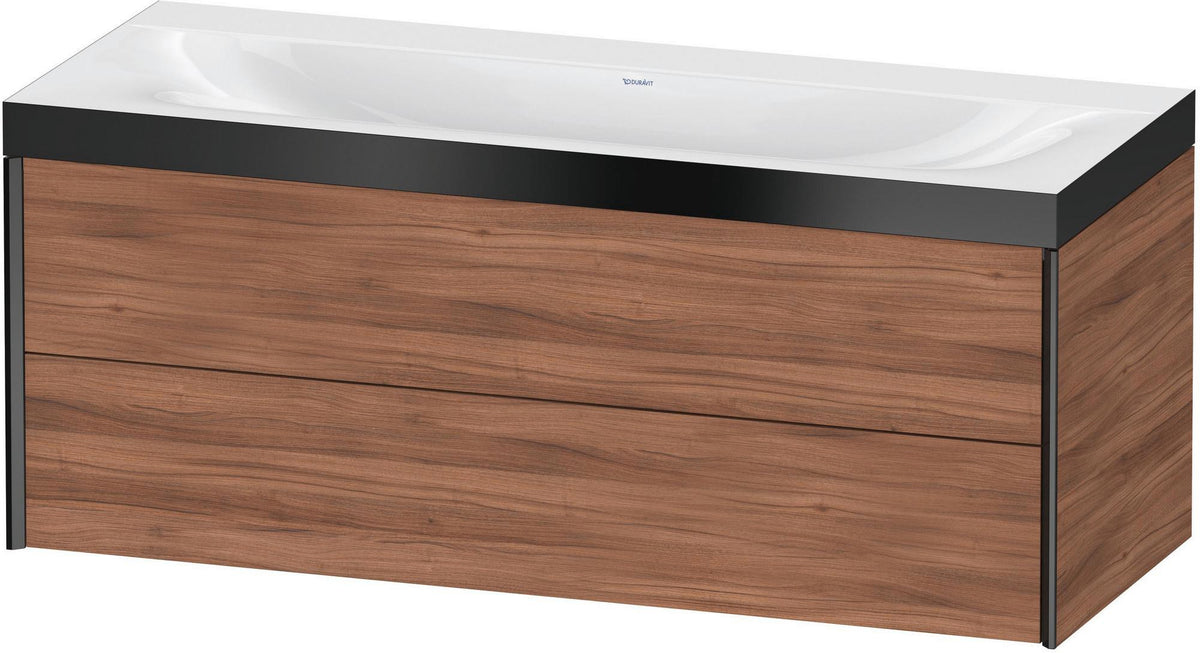 DURAVIT XViu c-bonded Waschtischunterbauset 1200 mm wandhängend mit 2 Schubkästen