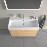 DURAVIT L-Cube Waschtischunterbau 984 mm, 2 Schubkästen, Weiß Matt, Wandmontage
