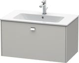 Duravit Brioso Waschtischunterbau 620 mm betongrau matt mit 1 Auszug und Soft-Close
