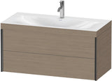 DURAVIT XViu c-bonded Waschtischunterbauset 1000 mm Eiche mit 2 Schubkästen