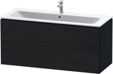Duravit L-Cube Waschtischunterbau 1220 mm taupe matt mit 2 Schubkästen und Tip-On-Technik