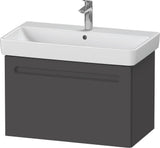 Duravit No.1 Waschtischunterbau 740 mm wandhängend mit 1 Auszug und Soft-Close in Weiß Matt