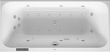 DURAVIT Happy D.2 Whirlwanne 1900x900mm mit Air-System, 2 Rückenschrägen, Weiß
