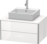 Duravit XSquare Waschtischunterbau 800 mm, 2 Schubkästen, s-matt, Eiche Ahorn