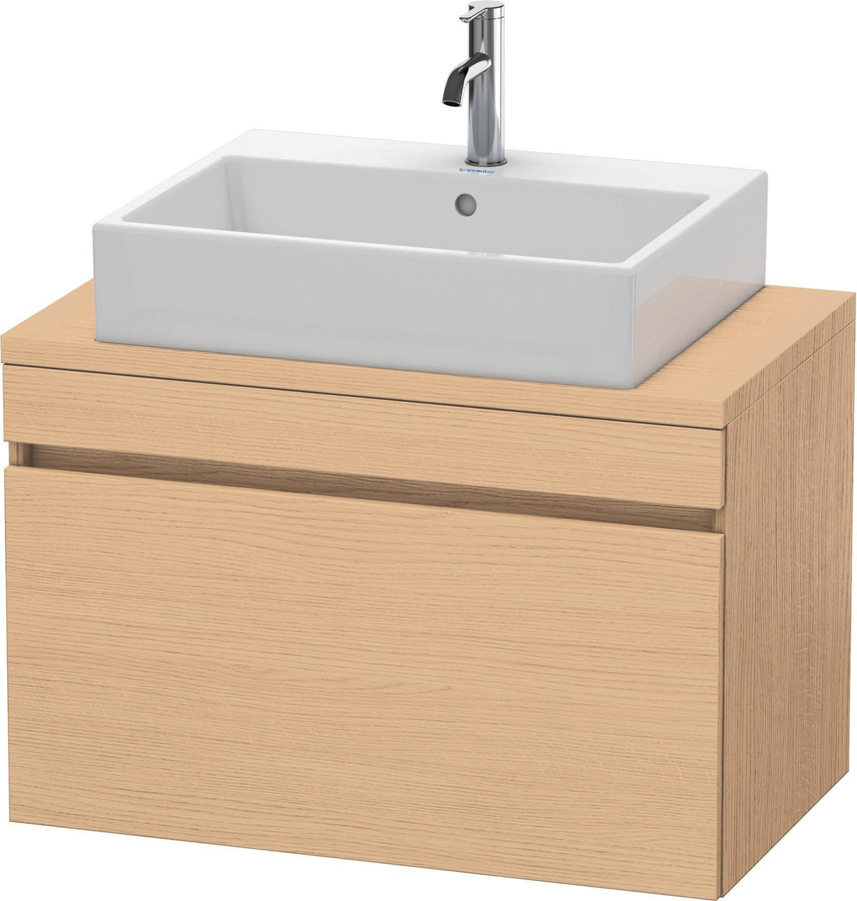 Duravit DuraStyle Waschtischunterbau 800 mm betongrau matt mit 1 Auszug und Soft-Close