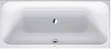 Duravit Happy D.2 Badewanne 1800x800 mm Einbauversion mit 2 Rückenschrägen Weiß