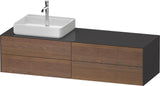 DURAVIT White Tulip Konsolen-Waschtischunterbau 1600 mm, 4 Schubkästen, Weiß Seidenmatt
