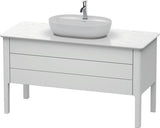 Duravit Luv Waschtischunterbau 1338 mm, weiß seidenmatt, bodenstehend, Tip-On