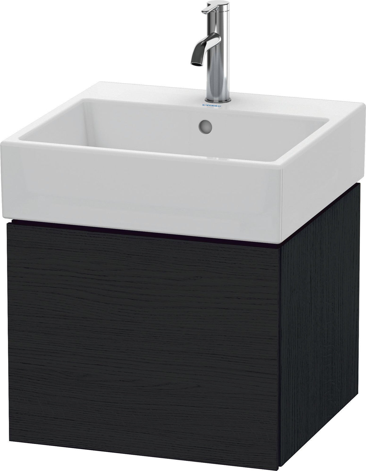 DURAVIT L-Cube Waschtischunterbau 484 mm, 1 Auszug, Weiß Matt, wandhängend, Tip-On