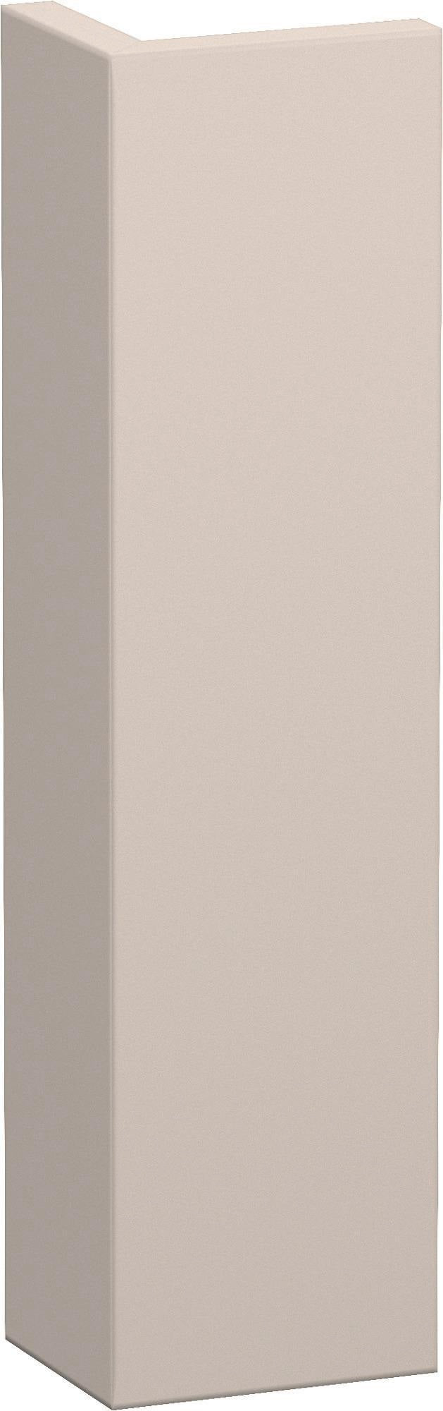 DURAVIT Korpusblende L-Cube 400 mm Weiß Matt – Passend für variable Breiten