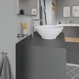 Duravit Design Classics Aufsatzbecken Bacino 420 mm rund, weiß, mit Überlauf und WonderGliss
