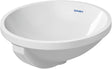 DURAVIT Einbauwaschtisch Architec 400 mm, weiß, mit Überlauf, ohne Hahnloch