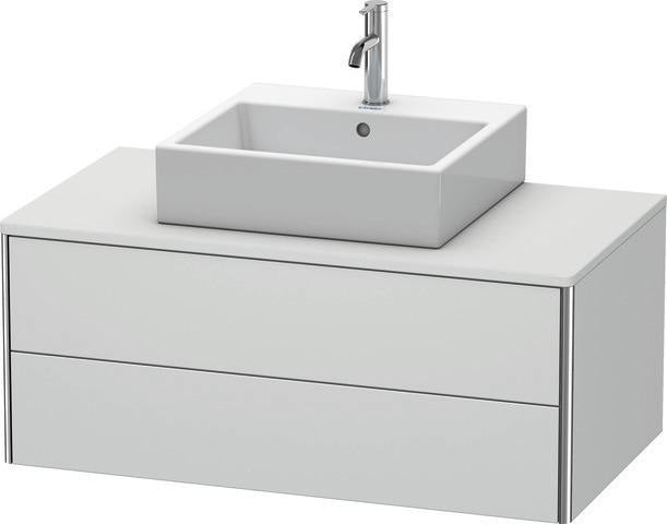 Duravit XSquare Waschtischunterbau 1000 mm – wandhängend, 2 Schubkästen, s-matt