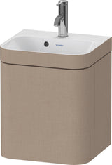 Duravit Happy D.2 c-bonded Waschtischset 400x360x480 mm mit MWT, 1 Tür rechts, Taupe