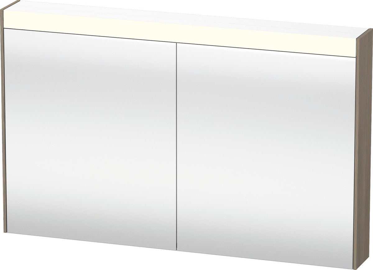 Duravit Brioso Spiegelschrank 1220 mm Weiß matt – LED-Beleuchtung, 2 Türen, Soft-Close
