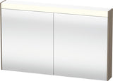 Duravit Brioso Spiegelschrank 1220 mm Weiß matt – LED-Beleuchtung, 2 Türen, Soft-Close