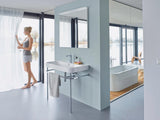 DURAVIT Möbelwaschtisch Happy D.2 1000 mm mit Überlauf, 1 Hahnloch, weiß WonderGliss