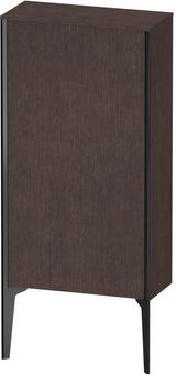 DURAVIT XViu Halbhochschrank 500 mm Eiche dunkel matt – wandhängend, Push-Open, Soft-Close
